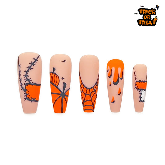 Trick Pumpkin Patch-Coffin Nails